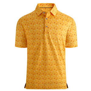 เสื้อโปโลแขนสั้นสำหรับผู้ชาย, เสื้อกอล์ฟแห้งพอดีตัวเสื้อโปโลสำหรับเล่นกอล์ฟ - Product Image 1