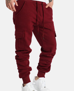 Pantalon de jogging vierge personnalisé pantalon de survêtement en coton éponge française pantalon baggy à rayures latérales pantalon de survêtement évasé à jambe droite pour hommes - Product Image 3