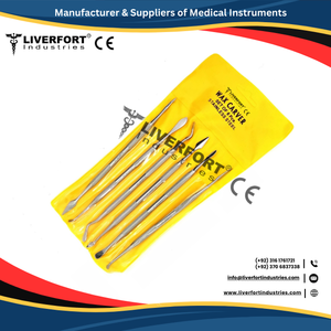 Outils de sculpture sur cire bijoux sculpteurs de cire sculpture sur argile métallique, ensemble de sculpteurs 5 pièces Instruments médicaux chirurgicaux dentaires en acier inoxydable - Product Image 5