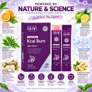 OKTW Kcal Burn Jelly Sticks Sabor <span class=keywords><strong>Naranja</strong></span>, Apoyo a <span class=keywords><strong>la</strong></span> Saciedad, Control de Peso, Suplemento Dietético, Marca Privada OEM - Product Image 5