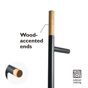 Vertical Clothes <b>Hanger</b> Powder Coated Finish Durable Steel Frame Easy <b>Storage</b> for Office Hall - Product Image 5