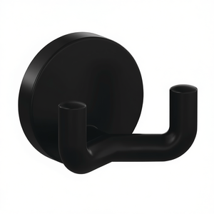 HEWI Double Hook 477.90B025 43.5 mm Double Projection Polyamide 90 Deep Black Matt 50 mm <b>Wall</b> Hooks & Coat Racks - Product Image 3