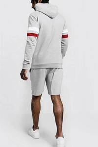 Ensemble de sweat-shirts pour hommes, logo personnalisé, sweat-shirt à capuche surdimensionné lourd, uni, 100% coton, survêtement de haute qualité, deux pièces, ample - Product Image 4