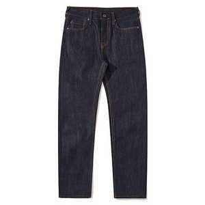 Jean de créateur pour revendeurs, pantalon en jean de mode, vente en gros, coupe large droite ample, automne, couleur unie, délavé - Product Image 1