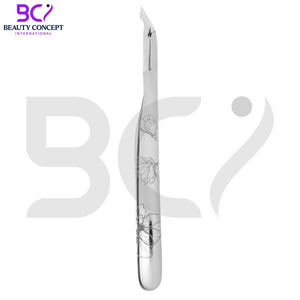 Pince à cuticules à poignée facile et durable en acier inoxydable pour manucure et pédicure avec lame incurvée pour utilisation au doigt - Product Image 4