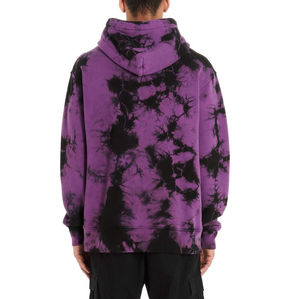 Fabricant de vêtements avec service OEM personnalisé 100% coton Tie Dye sweat à capuche violet surdimensionné pour hommes - Product Image 3