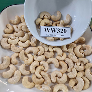 Prêt à expédier SANTIGO Vietnam W320 Noix de cajou Noyau Kaju Badam Délai court Noix de cajou W320 - Product Image 1