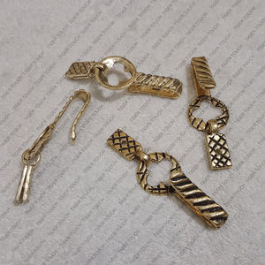 Gancho de latón de cobre vikingo medieval BC - Product Image 6