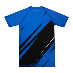 Nueva Camiseta Deportiva OEM con Cuello Redondo y Manga Corta, de Spandex/Nylon, Transpirable, de Secado Rápido, Personalizable, Protección UV, para Hombre - Product Image 3