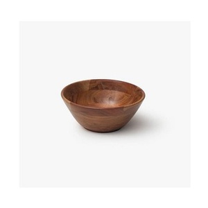 Tazón de vajilla de bambú con logotipo personalizado de madera de acacia al por mayor de fábrica con hermosa vajilla tazón de sopa para almacenamiento de alimentos frutas - Product Image 2