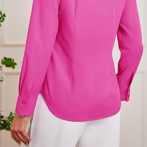 Camisa de punto con cuello vuelto para mujer de alta calidad Nueva moda para ocasiones de oficina Último diseño a la venta - Product Image 6