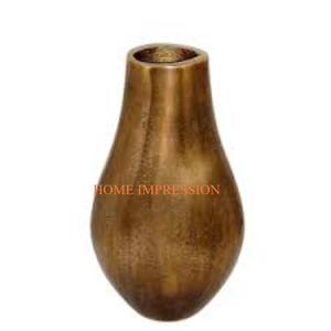 Jarrón y maceta de latón macizo de diferentes formas y tamaños para Decoración de mesa, jarrones de interior para hoteles y centros turísticos más vendidos, precio bajo - Product Image 4