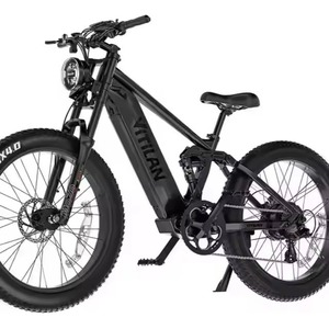 Offre Exceptionnelle : Vélo Électrique Tout-Terrain T7 à Suspension Intégrale, Moteur 1000W, 35 Mph, 52V 20Ah, Neuf, Prêt à être Expédié - Product Image 1