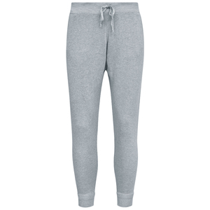 Pantalones de chándal informales para hombre, color gris jaspeado, algodón y poliéster de alta calidad 100%, personalizables, cómodos, lisos, cintura elástica, talla 6XL - Product Image 1