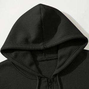 Men Pullover,Oversized Solid Hooded Sweatshirt Lightweight <b>Y2K</b> Hoodies Long Sleeve Fall Winter <b>Tops</b> - Product Image 2
