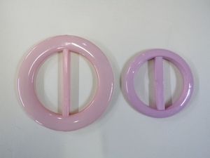 Transparent Resin Angel Style Belt Buckle with High-Gloss Finish Eco-Friendly and Customizable Design - Product Image 3