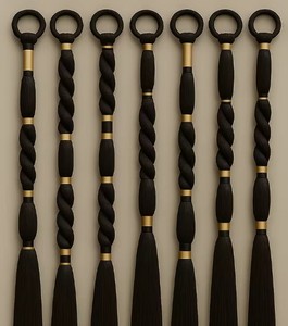 Modernos y contemporáneos diseños de arte de pared con bolas esféricas de fibra, macramé y burbujas para decoración del hogar. - Product Image 3