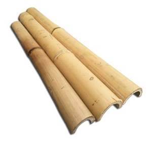 Green Bamboo Split-Material de bambú natural-Suministro Split Half Cut Bastones de bambú Materiales naturales al por mayor - Product Image 2