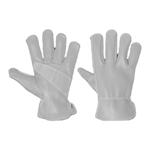 High Quality Cowhide Grain Leather <b>Driver</b> Working <b>Gloves</b> High-Performance Heat Spark Resistant Safety <b>Gloves</b> for Gardening - Product Image 4