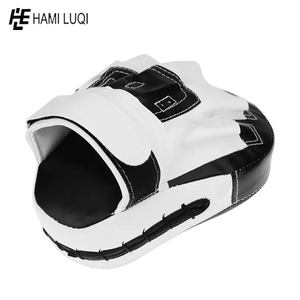 Curved Leather Boxing <b>Focus</b> <b>Pad</b> with Adjustable Straps for Training and Sparring - Product Image 3