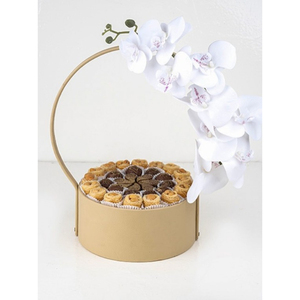 Cuenco de Chocolate de acero inoxidable y Metal dorado de gran calidad, decoración de mesa de diseño moderno, cuenco para servir postres de Chocolate a la venta - Product Image 1
