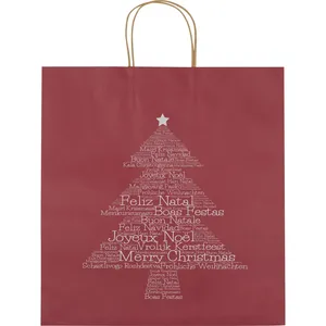 Borsa Natalizia Personalizzata Grande, Articoli Festivi Riciclati con Gadget - Product Image 3