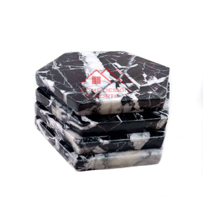 Bandeja de Mármol Hexsa con Diseño de Grabado a Mano en Forma de Pistola, Hecha a Mano, de Alta Calidad, para Hogar, Hotel, Restaurantes, Posavasos Decorativos - Product Image 2