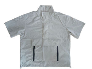 Vente en gros short coupe-vent deux pièces unisexe zippé couleur personnalisée 100% polyester respirant été jogging couleur contrastée - Product Image 5