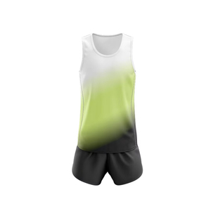 Precio al por mayor por encargo deportes correr pista y campo uniforme hombres correr Jersey y pista corta uniforme conjunto - Product Image 2