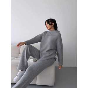 Conjunto de Suéter de Punto con Cierre para Mujer, Producto 1556 - Product Image 1