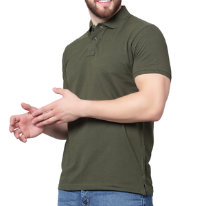 Polo de golf transpirable para hombre, camiseta en blanco suave bordada con logotipo personalizado para Polos OEM de color personalizado de estilo deportivo - Product Image 6