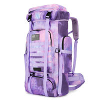 Sac à dos tactique multifonctionnel imperméable en Oxford avec cadre interne pour activités de plein air, airsoft, paintball, randonnée, camouflage, 30-40L, OEM
