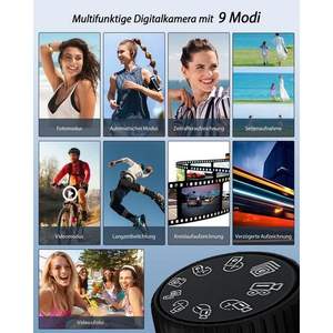 Appareil photo numérique 4K 64MP avec écran tactile 5.0 et capteur CMOS |   Carte mémoire TF pour appareil photo reflex numérique compact et capture vidéo - Product Image 5