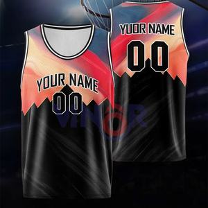 Maillots parfaits en polyester de basket-ball respirant de qualité supérieure pour le sport, idéaux pour les activités de plein air, l'entraînement et les fêtes. - Product Image 3