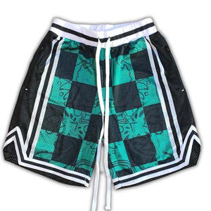 Pantalones Cortos Deportivos de Malla con Estampado Gráfico de Llama, Pantalones Cortos Cargo para Gimnasio, Pantalones Cortos Deportivos para Correr, Pantalones Cortos de Baloncesto, Pantalones Cortos Casuales para Entrenamiento - Product Image 1