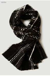 <b>Women's</b> Trendy Solid Color Carved Fringe <b>Cape</b> Coat New Release Versatile Traditional Polyester Multifunction Scarf - Product Image 3