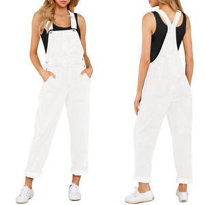 Nuevo Mono Vaquero de Yoga de Moda 2025, Talla Grande, Lavado, con Agujeros, Sin Mangas, Cintura Alta, Transpirable, 100% Algodón para Mujer - Product Image 3