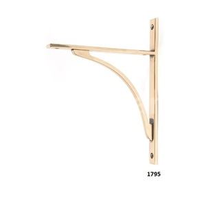 Vente chaude Support D'étagère En Laiton Robuste Design Moderne L Forme Support D'étagère Pour La Maison Cuisine Salle De Bains Décor - Product Image 1