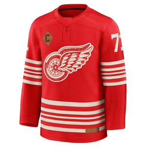 Camisetas de Hockey sobre Hielo Personalizadas al por Mayor para Hombre, de Alta Calidad, 100% Poliéster, Impresión Digital, Transpirables, Cómodas, Ropa Deportiva para Adultos - Product Image 1