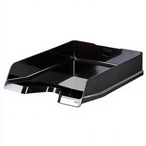 HAN VIVA DIN A4/DIN C4 Bandeja para Documentos de Poliestireno Color Negro - Product Image 3