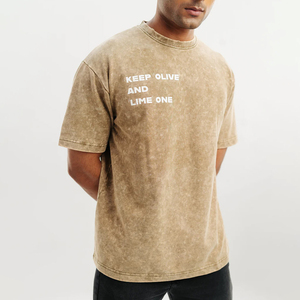 Camiseta extragrande de algodón con estampado de logotipo personalizado de alta calidad para hombre, camiseta de manga larga con patrón sólido al por mayor - Product Image 5