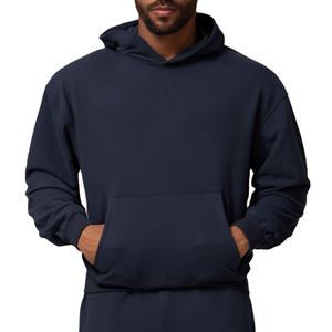 Algodón de alta calidad Hombres Peso pesado Oversize Streetwear Pullover Estilo Logotipo personalizado Transpirable Imprimir Sudadera con capucha - Product Image 2