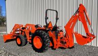 Gebrauchter 55PS KUBOTA MX5200 Traktor mit Baggerlader und Frontlader Verfügbar