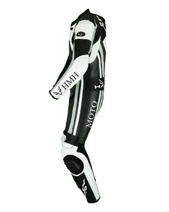 Ensemble de vêtements de sport pour moto et course automobile sur mesure, en cuir de vachette respirant, avec logo personnalisé, combinaison en acier, taille personnalisée, unisexe - Product Image 1