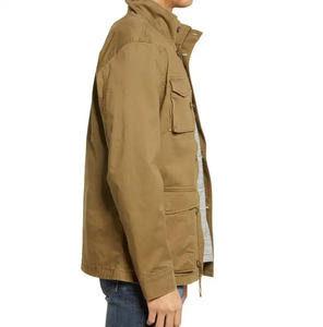 Veste Safari personnalisée pour l'hiver Design chaud et coupe-vent Plusieurs poches Veste Gentleman élégante et durable - Product Image 2
