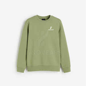 2026 Custom Crew Neck Sweatshirt 100% Cotton Regular Fit Fleece Winter Streetwear Luxury Quick Dry <b>Pullover</b> Hoodie Plain <b>Men's</b> - Product Image 1