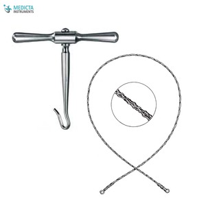 Gigli Saw-Fil torsadé avec 2 poignées-Instruments chirurgicaux généraux - Product Image 3
