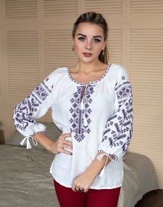 Chemisier ukrainien Offre Spéciale brodé à la main de conception bohème grande taille chemise dame manches longues style haut et chemisier pour femmes - Product Image 1