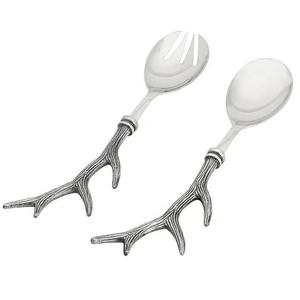 Servidor de ensaladas de lujo, juego de cubiertos de Metal, cuchara y tenedor, nuevo diseño - Product Image 3