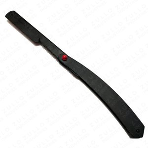 Navaja de Afeitar Profesional Plegable con Hoja de Acero Inoxidable y Mango de Madera, Herramienta de Barbería, Logotipo Personalizado, Proveedor OEM - Product Image 2